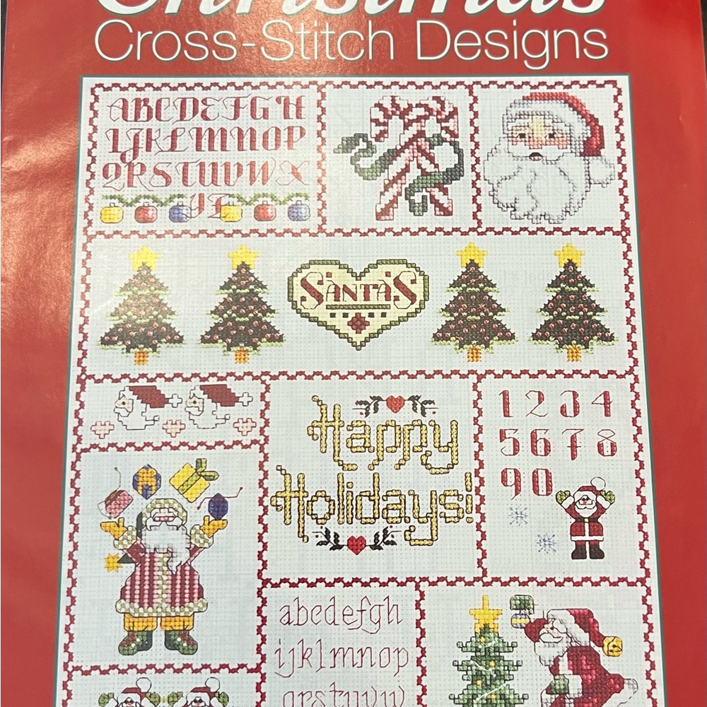 BHG "TREASURY OF CHRISTMAS DESIGNS" Holiday Cross Stitch Pattern Leaflet Booklet